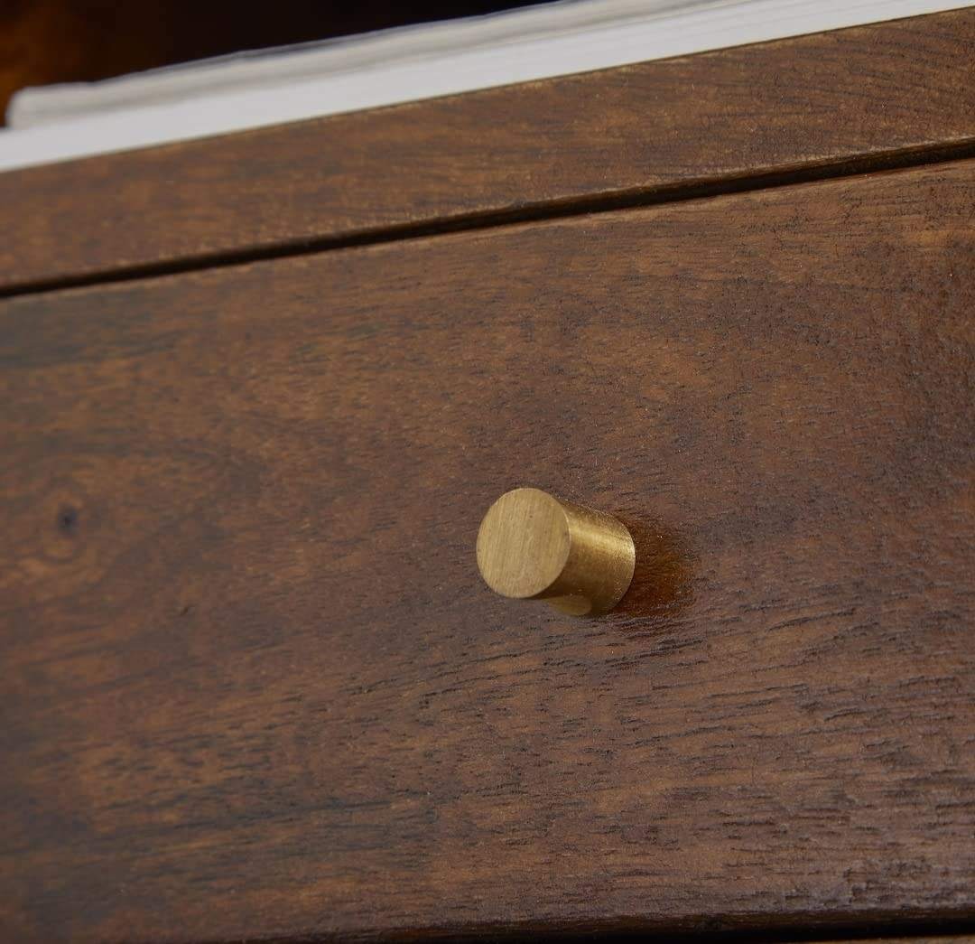 Acacia Allure Solid Wood Side Table – Contemporary Design with Storage | Wood’s Buddy